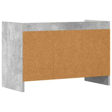 TV-skåp 71,5 x 33 x 47 cm Betonggrå Konstruerat trä