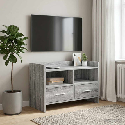 TV-skåp 71,5 x 33 x 47 cm Grå Sonoma Konstruerat trä