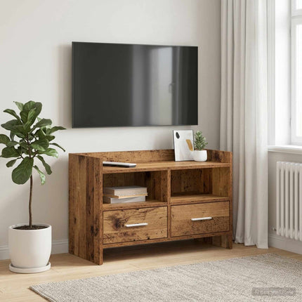 TV-skåp 71,5 x 33 x 47 cm Gammalt trä Konstruerat trä