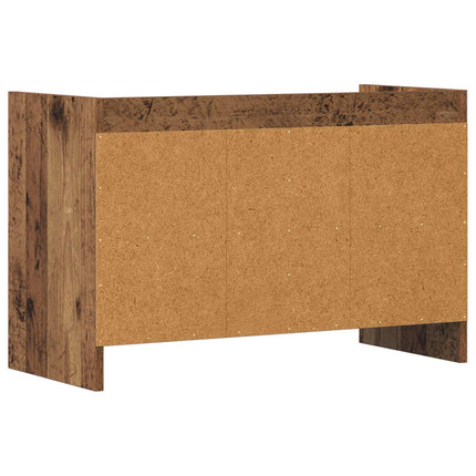 TV-skåp 71,5 x 33 x 47 cm Gammalt trä Konstruerat trä
