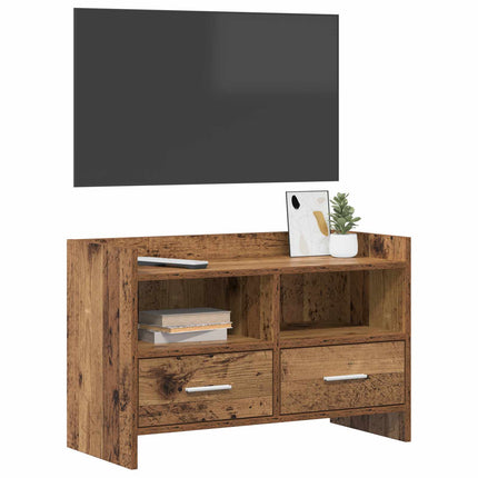 TV-skåp 71,5 x 33 x 47 cm Gammalt trä Konstruerat trä