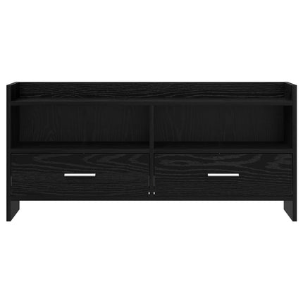 TV-skåp 100 x 33 x 47 cm Svart ek Konstruerat trä
