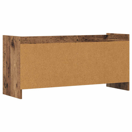 TV-skåp 100 x 33 x 47 cm Gammalt trä Konstruerat trä