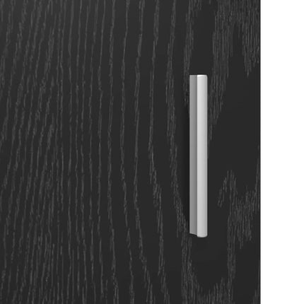 TV-skåp 102 x 33 x 47 cm Svart ek Konstruerat trä