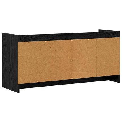 TV-skåp 102 x 33 x 47 cm Svart ek Konstruerat trä