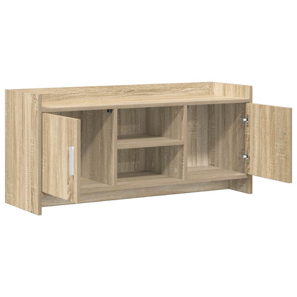 TV-skåp 102 x 33 x 47 cm Sonoma-ek Konstruerat trä