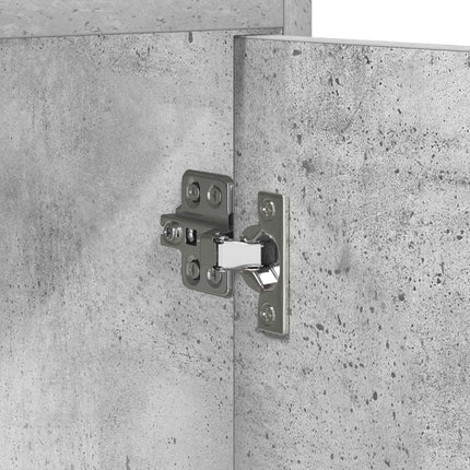 TV-skåp 102 x 33 x 47 cm Betonggrå Konstruerat trä
