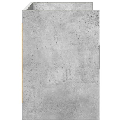 TV-skåp 102 x 33 x 47 cm Betonggrå Konstruerat trä