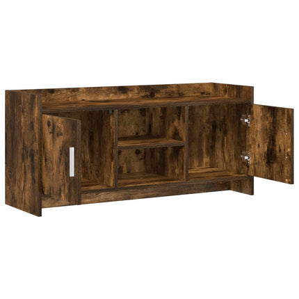 TV-skåp 102 x 33 x 47 cm Rökt ek Konstruerat trä