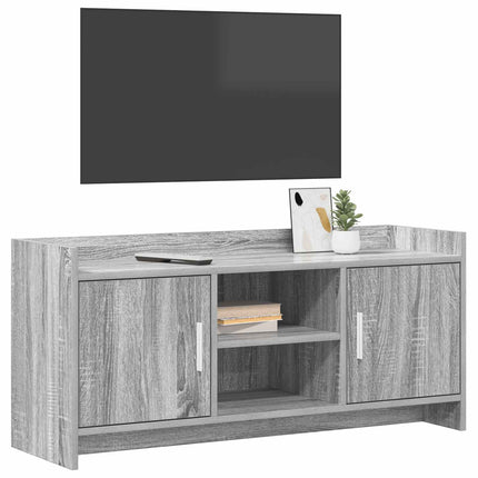 TV-skåp 102 x 33 x 47 cm Grå Sonoma Konstruerat trä