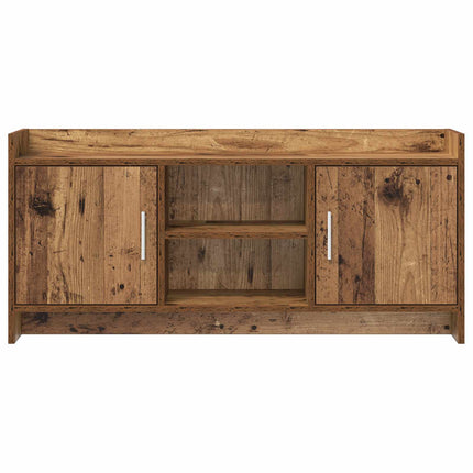 TV-skåp 102 x 33 x 47 cm Gammalt trä Konstruerat trä