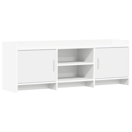 TV-skåp 130 x 33 x 47 cm Vit Konstruerat trä