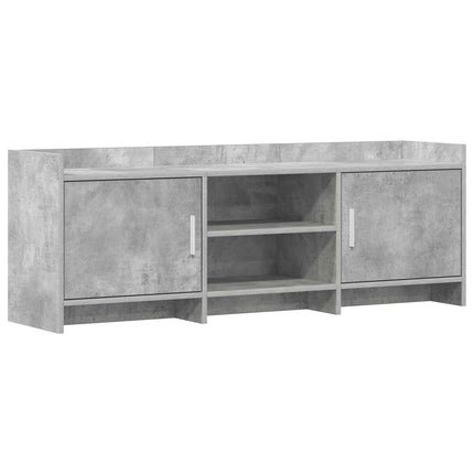 TV-skåp 130 x 33 x 47 cm Betonggrå Konstruerat trä