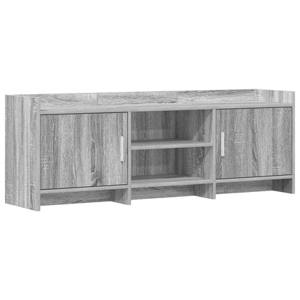 TV-skåp 130 x 33 x 47 cm Grå Sonoma Konstruerat trä