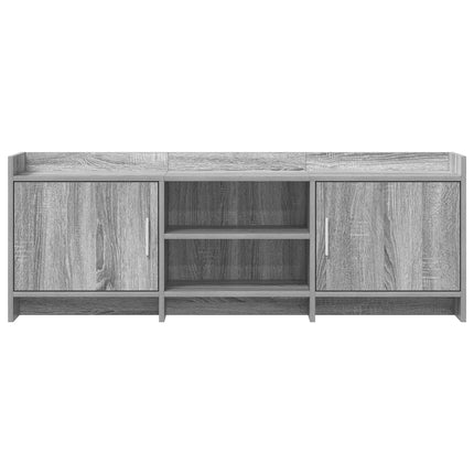 TV-skåp 130 x 33 x 47 cm Grå Sonoma Konstruerat trä