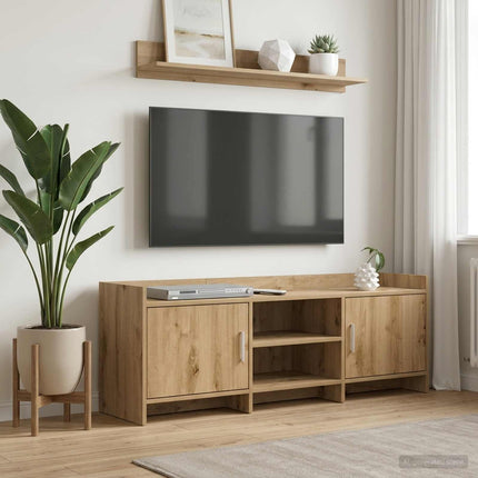 TV-skåp 130 x 33 x 47 cm Artisan-ek Konstruerat trä