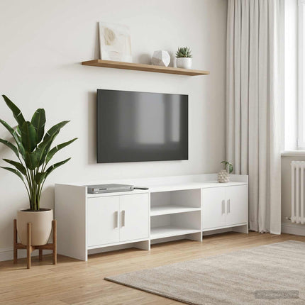 TV-skåp 168 x 33 x 47 cm Vit Konstruerat trä