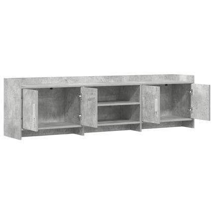 TV-skåp 168 x 33 x 47 cm Betonggrå Konstruerat trä