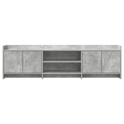 TV-skåp 168 x 33 x 47 cm Betonggrå Konstruerat trä