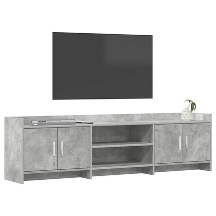 TV-skåp 168 x 33 x 47 cm Betonggrå Konstruerat trä