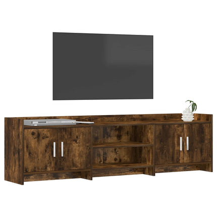 TV-skåp 168 x 33 x 47 cm Rökt ek Konstruerat trä
