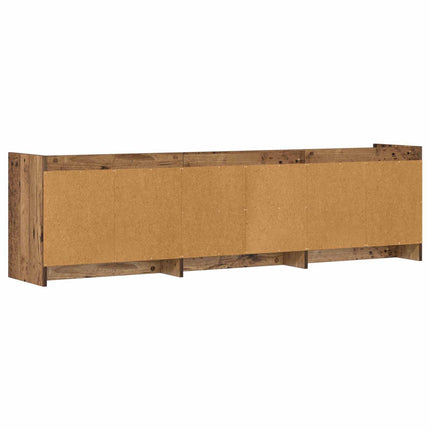 TV-skåp 168 x 33 x 47 cm Gammalt trä Konstruerat trä