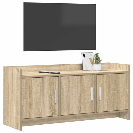 TV-skåp 102 x 33 x 47 cm Sonoma-ek Konstruerat trä