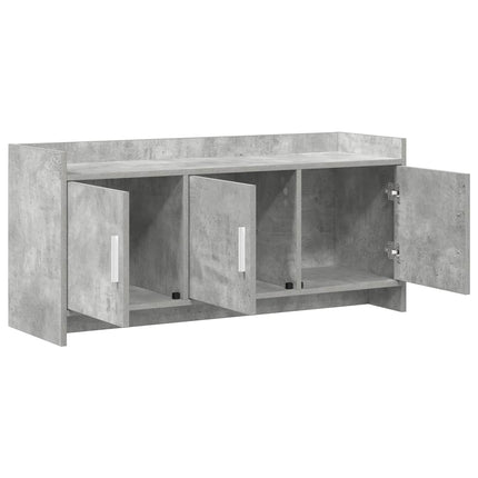 TV-skåp 102 x 33 x 47 cm Betonggrå Konstruerat trä