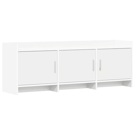 TV-skåp 130 x 33 x 47 cm Vit Konstruerat trä
