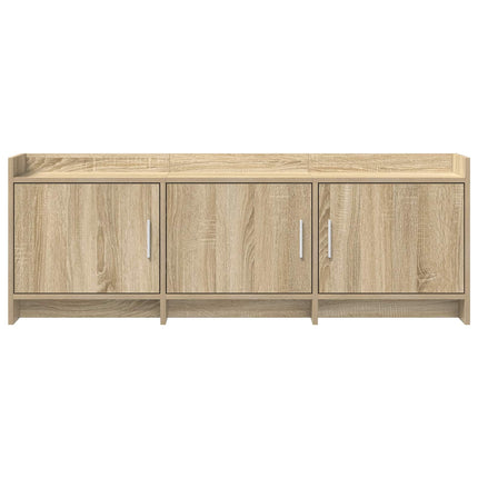 TV-skåp 130 x 33 x 47 cm Sonoma-ek Konstruerat trä