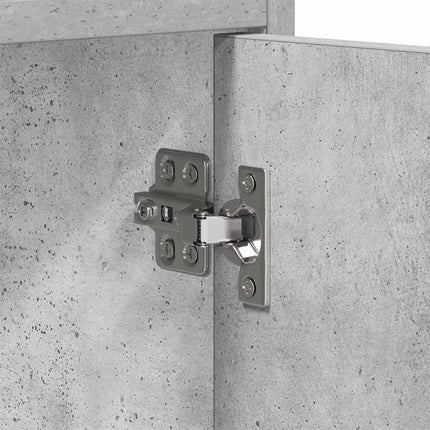 TV-skåp 130 x 33 x 47 cm Betonggrå Konstruerat trä