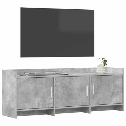 TV-skåp 130 x 33 x 47 cm Betonggrå Konstruerat trä