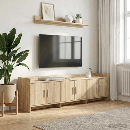 TV-skåp 168 x 33 x 47 cm Sonoma-ek Konstruerat trä