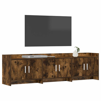 TV-skåp 168 x 33 x 47 cm Rökt ek Konstruerat trä