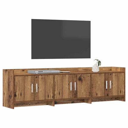 TV-skåp 168 x 33 x 47 cm Gammalt trä Konstruerat trä