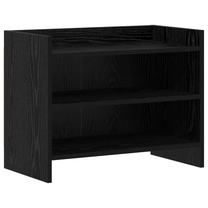 TV-skåp 60 x 33 x 47 cm Svart ek Konstruerat trä