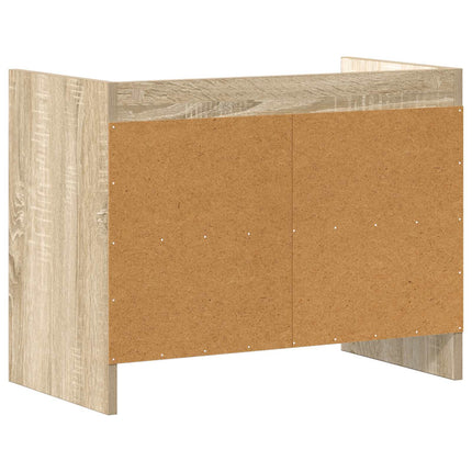 TV-skåp 60 x 33 x 47 cm Sonoma-ek Konstruerat trä