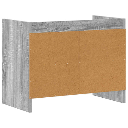 TV-skåp 60 x 33 x 47 cm Grå Sonoma Konstruerat trä