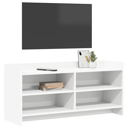 TV-skåp 100 x 33 x 47 cm Vit Konstruerat trä