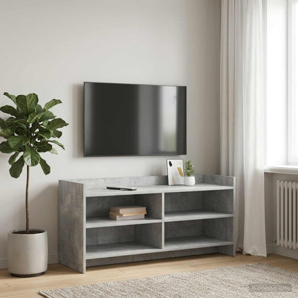 TV-skåp 100 x 33 x 47 cm Betonggrå Konstruerat trä