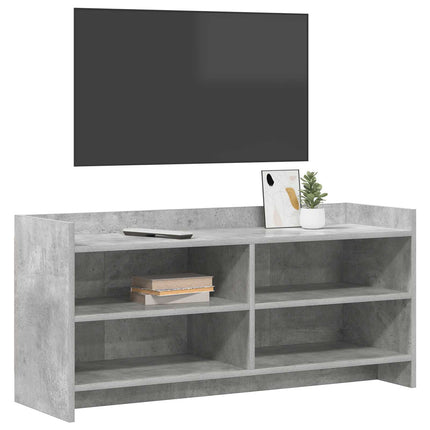 TV-skåp 100 x 33 x 47 cm Betonggrå Konstruerat trä