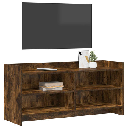 TV-skåp 100 x 33 x 47 cm Rökt ek Konstruerat trä