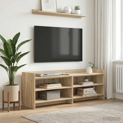 TV-skåp 135 x 33 x 47 cm Sonoma-ek Konstruerat trä