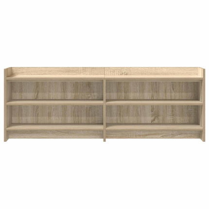 TV-skåp 135 x 33 x 47 cm Sonoma-ek Konstruerat trä