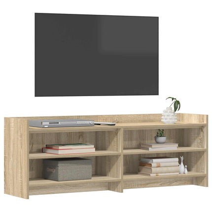 TV-skåp 135 x 33 x 47 cm Sonoma-ek Konstruerat trä