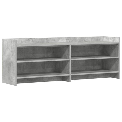TV-skåp 135 x 33 x 47 cm Betonggrå Konstruerat trä