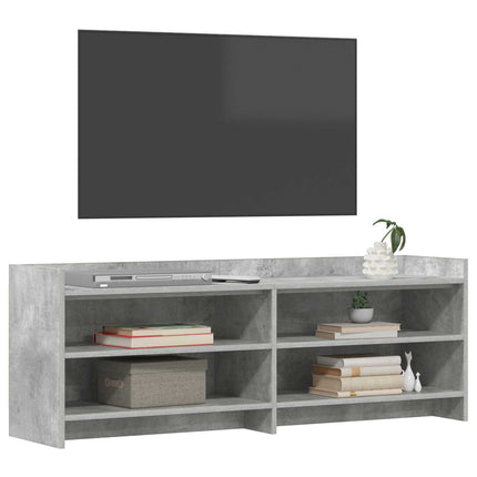 TV-skåp 135 x 33 x 47 cm Betonggrå Konstruerat trä