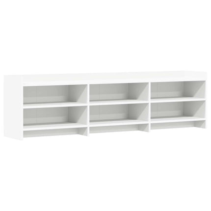TV-skåp 168 x 33 x 47 cm Vit Konstruerat trä