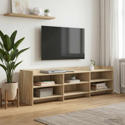 TV-skåp 168 x 33 x 47 cm Sonoma-ek Konstruerat trä