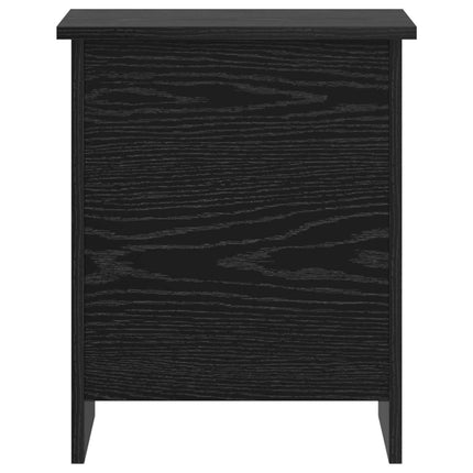 Förvaringskista Svart ek 40 x 40 x 50 cm Konstruerat trä